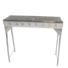 QWERAXZG BBQ Stove Stainless Steel Rack Household Outdoor Charcoal Folding