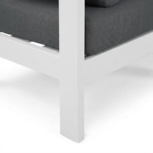 Outdoor Escape Gray Fabric Patio Modular Sectional, Weather-Resistant Cushions, Versatile Seating for Garden, Deck, Porch