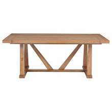 Coaster Middleton 106.5-Inch Extension Dining Table, Natural 108541