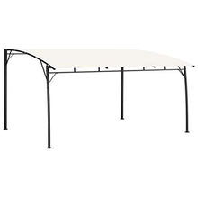 HKTMGDNG 13x10 ft Patio Gazebo Metal Garden Canopy Sunshade Tent, Cream