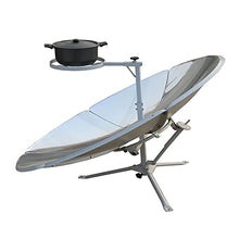 Acivirdde Solar Oven, Portable Solar Cooker, Outdoor Camping Barbecue Cooking Heat Concentrator, DIY Solar Concentrator