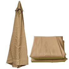 KUYBTU 10Ft/300Cm Patio Replacement Umbrella, Market Umbrella Top, Replacement Umbrella Cover for 8 Ribs Outdoor Parasol Parasol