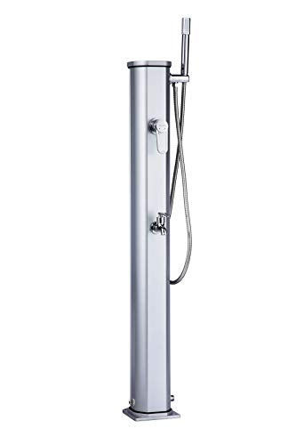 Formidra Jolly GO Collection DS-JG141NX Solar Shower 20 L Stainless Steel Compact and Stylish