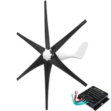 12V,1000W -3000W Wind Turbine Generator, 6 Blade 48V 220V Garden Wind Turbines Generator with Charge Controller for Solar Power Homeuse