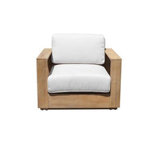 Pangea Home Harbor 24" Modern Acacia Wood Dining Chair in Beige Finish