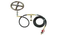 EasyFirePits Complete LP Deluxe Fire Pit Kit & Lifetime Warranted 316 Stainless Steel Burner Choice (6.00, 6 Inch Single Ring)