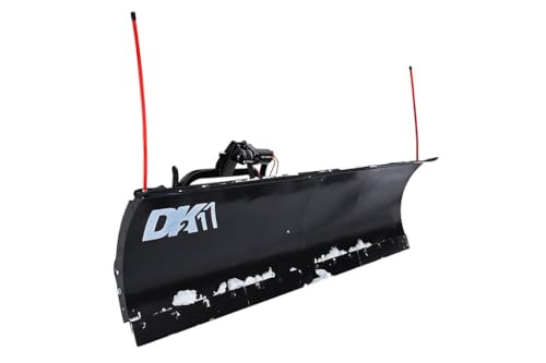 DK2 Universal 88-Inch x 26-Inch Hitch-Mounted Winch-Driven Snowplow Kit