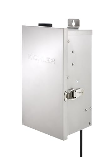 Kichler Smart Landscape Lighting Transformer, Stainless Steel
