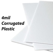 VictoryStore 100-Pack 24x36-Inch Blank Corrugated Plastic Yard Signs – 4mm Thick, Waterproof