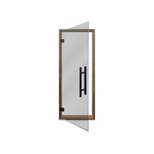 PROSAUNAS Clear & Tinted Glass Sauna Door, Prehung Tinted Glass Sauna Door (Left Hanging, Tinted - Thermo-Aspen Frame 24x73)