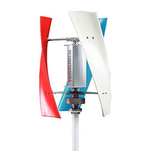HUIZHITENGDA 10000W Low Noise Wind Turbine Generator, 12V 24V 48V Vertical Axis Free Energy Windmill with Controller,Portable Vertical Wind Power Generator,220v