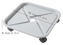 QUANGJN Heavy Duty Plant Caddy with Wheels for Moving Plant Stand and Flower Pot Medium Size,L