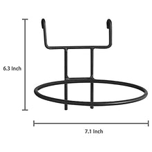 SIDUFHAOPKLL Black Metal Wire Hanging Flower Pot Stand Suitable For Lattice Wall Set Of 6