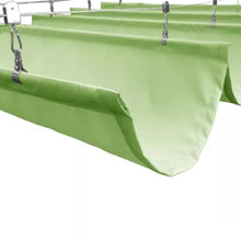 Retractable Canopy Outdoor Wave Sun Shade ，Sliding Wave Shade Sail，for Pergola Patio Deck Yard Gazebo Outdoor((WxL) 1x2m)(Light Green,1.5x5m)