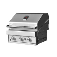 Turbo 26" 3-Burner Built-In BBQ Gas Grill - Natural Gas - BTG50-26-3BNG
