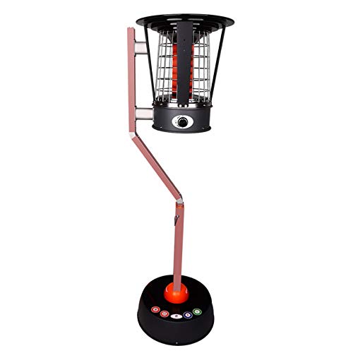 AIZYR Patio Gas Heater, 6kw Free Standing Heater Height Adjustable Stand 2 Heat Settings for Home/Outdoor/Courtyard/Garden,Liquefied Gas