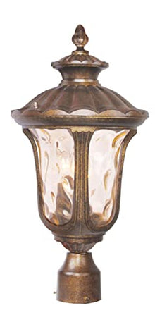 Livex Lighting 7659-50 Post Light Fixture, Gold