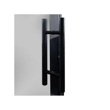 PROSAUNAS Clear & Tinted Glass Sauna Door, Prehung Tinted Glass Sauna Door (Left Hanging, Tinted - Black Alder Frame 24x81)