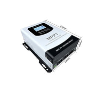 Bolisila MPPT 50A 60A 80A Solar Charge Discharge Controller 230VDC PV Regulator for 12 24 48 60 72 96V Lifepo4 Lithium Lead Acid Battery(Size:80A)