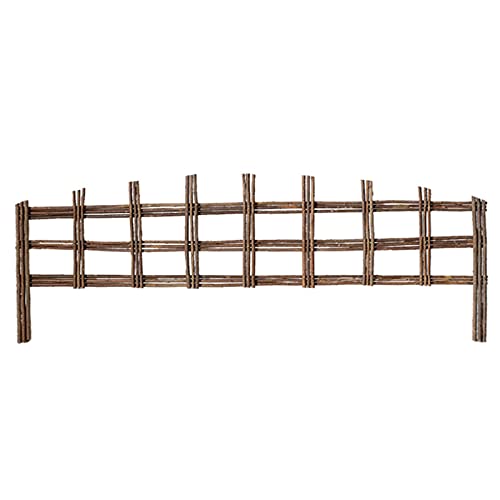 Landscape Edging Decorative Fence Garden Border Woven Willow Edging Spring Garden & Yard Maintenance (Color : A(39inch/100cm), Size : 10PCS)