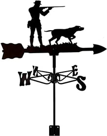 Weather Vane Animal Deer Weathervane Stainless Steel Wind Direction Indicator Professional Measuring Tools Durable Retro Farm Scene Garden Stake (Deer 1) (Owl)