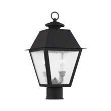 Livex Lighting 2166-04 Mansfield 2-Light Outdoor Post Head, Black