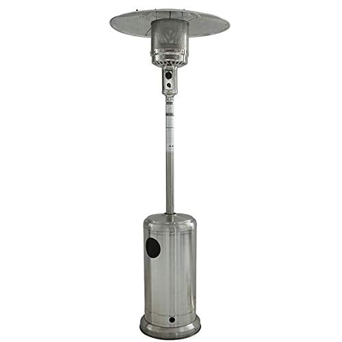 Electric Garden Patio Heaters Outdoor Patio Heating Stove Stainless Steel Patio Heater Gas Heater With Wheels For Outdoor Indoor Garden Terrace