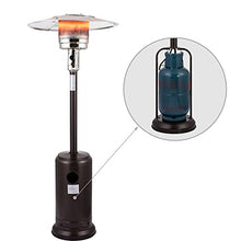 Outdoor Patio Heaters with Wheels Heaters Umbrella Mobile Ceramic Gas Heaters for Commercial and Residential Porcelain