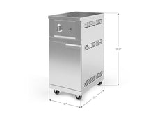 NewAge Products Stainless Steel Natural Gas Performance Side Burner with Cart