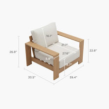 Acanva Ciela Aluminum Outdoor Lounge Chair