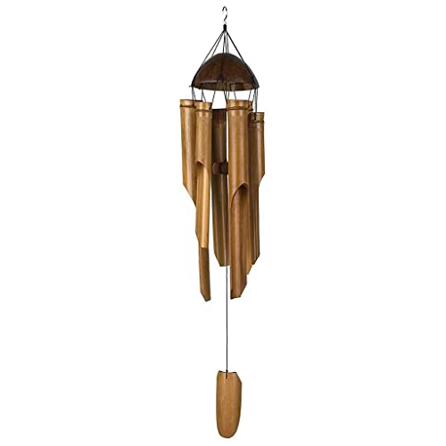 Wind Chimes Big Bell Craft Wood Handmade Indoor and Outdoor Wall Hanging Wind Chime Room Home Decoration Wind Chimes