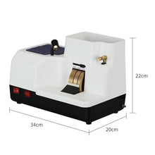 UYCVT Optical Lens Edger Grinder Machine - Professional Hand Cutting Equipment with 3 Polishing Wheels for Glass Processing