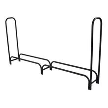 EliteBloom Fireplace Tool Rack, Wrought Iron Large Firewood Storage Rack for Indoor/Outdoor Use, Fire Pit, Kindling & Hearth Logs Holder