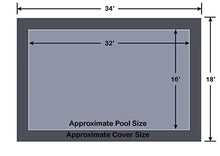 16' x 32' Rectangle Ultra-Loc III Solid Gray In-Ground Pool Safety Cover
