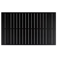SAFAVIEH Outdoor Patio Furniture Collection – Fash Black Aluminum Coffee Table, Rectangular Slatted Top Patio Table, Modern Metal Accent for Outdoor Seating Areas (PAT7555A)