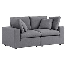 Modway Commix Sunbrella Outdoor Patio Loveseat Gray