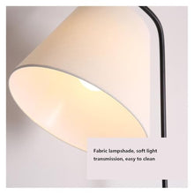 LUYOUBOZHU Floor Lamp 3-Tone LED End Table Lamp with Drawer, Nightstand for Bedroom Living Room(Natural)