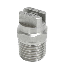 Stainless Steel Flat Fan Nozzle 100Pcs 1/4'' 1/8'' Stainless Steel 303, 316 Material Low Flow HVV for Parts Washing, Spray Coating, Pressure Cleaning(1 of 4 650017,303 Material)