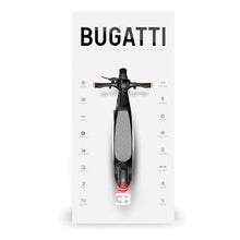 BUGATTI 10" Electric Scooter LED Lights Rear Brakes Black