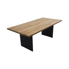 212 Main NAP010 30 x 79 x 39 in. Naples Outdoor Dining Table, Brown
