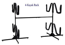 Insight Goods Kayak Rack - Free Standing Kayak Storage for Indoor/Outdoor (4 Kayaks)