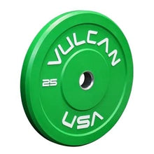 VULCAN 260 lb Color Bumper Plates Set Blue Yellow Green Black Grey