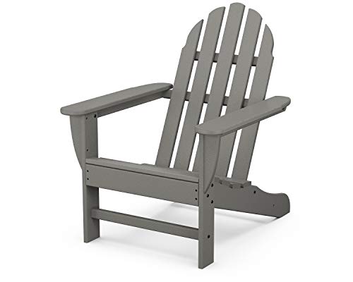 Polywood Classic 3-Piece Adirondack Chair Side Table Set Aruba