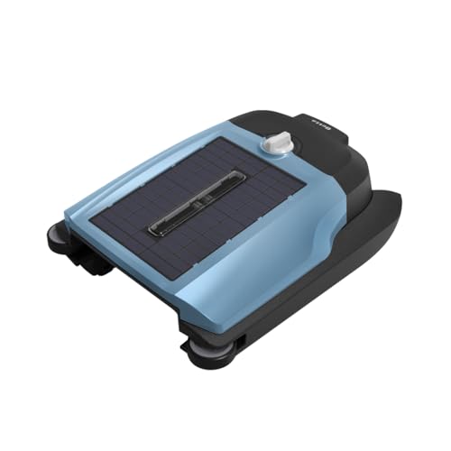Betta Flex Solar-Powered Robotic Pool Skimmer – Cordless with Dual Cleaning Modes, Soft-Touch Pool Protection. Compatible with Infinity Edge, In-Ground & Above-Ground Pools (Blue)