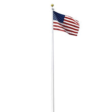 Super Tough Commercial Grade 20ft Sectional Flagpole Satin Finish