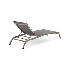 Modway Savannah Chaise Set with Four Lounge Chairs Grey