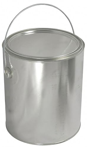 Metal Can, 1 gal. Cap., 7-17/32" D, PK34