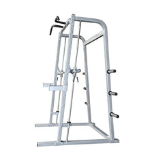 G FASHION STYLE Smith Machine with Linear Bearings and 7° Angle Barbell Silver Gray