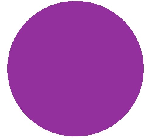 Kwik-Cover 60-P 60" Round Kwik-Cover-Purple Fitted Table Cover (1 full case of 100)