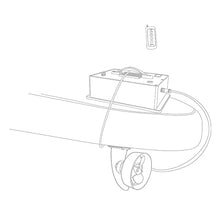 DGLUYUDV Electric Motorized Fin White
